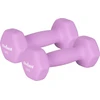 Hantelki HEX 2x2kg neopreno ketaus hanteliai, REBEL ACTIVE