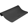 Gimnastikos kilimėlis jogai, pilatesui, fitnesui, 200x115 cm, 1 cm storio, TPE medžiaga, juodas, REBEL ACTIVE