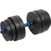 Reguliuojamas bituminis hantelis su jungtimi 1x20kg, REBEL ACTIVE