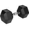 Gumuotas ketaus hantelis HEX 17.5kg REBEL ACTIVE