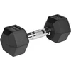 Gumuoti ketaus hanteliai HEX 2x6kg, REBEL ACTIVE