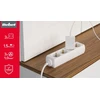 Rebel elektros tinklo ilgintuvas 3 lizdai 1.5m - 3x1 Baltas