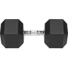 Gumuotas ketaus hantelis HEX 35 kg REBEL ACTIVE