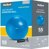 Reabilitacinis gimnastikos kamuolys 55 cm su rankine pompa, mėlynas, REBEL ACTIVE