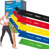 Latekso mankštos juostų rinkinys - Mini Band L, 2.3-18.2kg, 5 juostos, spalvinga, REBEL ACTIVE