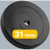 Bituminių svarelių rinkinys 2x10kg, skylė 31mm, klasikinė plokštė, REBEL ACTIVE