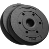 Bituminių svarelių rinkinys 2x7.5kg, skylė 51mm - olimpinėms štangams, REBEL ACTIVE