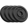 Ketaus svarelių rinkinys 4x1.25kg, skylė 31mm, klasikinė plokštė, REBEL ACTIVE