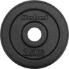 Ketaus svarelių rinkinys 4x2.5kg, skylė 31mm, klasikinė plokštelė, REBEL ACTIVE