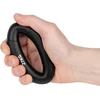 Silikoninė rankena rankų reabilitacijai, 0 - 27 kg, juoda, REBEL ACTIVE
