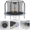 Trampolina Rebel Active PRO batutas 8ft / 244 cm, tinklas, kopėčios