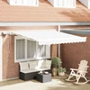 Ištraukiama markizė Balta 300 x 250 cm Audinys ir aliuminis