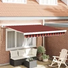 Ištraukiama markizė Raudona ir Juoda 300 x 250 cm