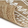Kilimas, 150cm, džiutas, rankų darbo, su baltos spalvos raštu