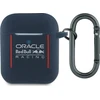 Red Bull Raudona Bull Dėklas Raudona Bull Silicone Logo & Lines skirtas AirPods 1 / 2 navy mėlynas