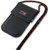 Red Bull Raudona Bull Raudona Bull PU Carbon krepšys telefonui juodos spalvos