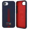 Red Bull Raudona Bull Raudona Bull Silicone Powerbar MagSafe Apple iPhone 16e dėklas telefonui mėlynos spalvos
