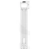 Red Raudonas katilo šildytuvas su termostatu GRBT 2000W 6/4" R231201004