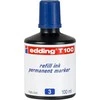 Edding rašalas permanentiniams žymekliams, 100 ml, mėlyna Edding T100/003/N