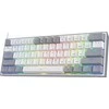 Klaviatūra Redragon K617 Fizz RGB baltas/pilkas