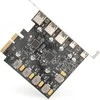 Reguliatorius Digitus USB valdiklis 3.1 DIGITUS PCie - 2x USB C / 3x USB A 3.1 Gen.2 10Gbps, Chipset ASM1142