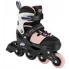 Riedučiai Spokey Trixie 944676, juodi/rožiniai, 31-34