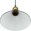 Pakabinamas šviestuvas, reguliuojamo aukščio, E27, blizgios juodos spalvos, Ø 22 cm, metalas