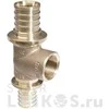 Rehau Tee GW – 25x3/4x25 RX RAUTITAN – bronzinė (DWZ)