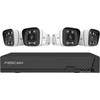 Rejestrator Foscam Foscam FNA 108 E B4 2T, set (juodas/baltas, FNA108E 8-channel NVR, 4x V8EP camera)