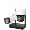 HiLook IKS-2044PH Easylink Wi-Fi 6 Bezvadu Video Komplekts 4MP Bullet + PT Dome Kamera + WiFi NVS