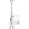 Geberit iebūvējamais rāmis bidē Duofix, 500x100 mm, h=1120 mm ##
