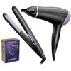 Remington - Style Essentials Gift Set - Plaukų džiovintuvas &amp; Tiesinimo žnyplės D3016GP