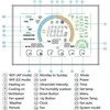 Renov8 Smart Wi- Fi Termostatas su spalvotais LCD vamzdžiais, skirtais 2 / 4 angoms - suderinama 86x86 ir 60mm pločio dėžutė