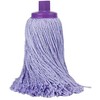 Multi Mop yarn/round mop mini Mery Micro 200 g microfiber with hexagonal thread violetinė wet, 1 pc