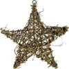„Retlux RETLUX“ kalėdinė dekoracija - RXL 255 kalėdinė dekoracija, 10 LED, rotango žvaigždė, 25x25x6,5 cm + 0,3 m laidas, 2x AA, šiltai balta spalva