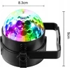 Kula Disko rutulinis disko projektorius RGB LED prožektorius vakarėlių lazeriui + nuotolinio valdymo pultas -E113