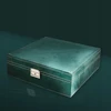 Retoo Papuošalų dėžutės organizatorius su rakto spyna 28 x 19 x 6,5 cm - tamsiai žalia