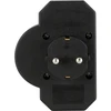 REV REV Steckdosenadapter 3-fach mit Überspannungsschutz, juodas