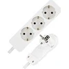 REV Multiple Socket Outlet 3 kartus 2m baltas