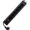 REV REV Outlet Strip 6-fold 2,4m Supraline w. switch anthracite