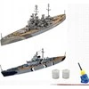 Revell - First Diorama Set - Bismarck Battle dovanų komplektas, 1/1200, 05668