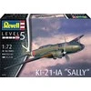 Revell Mitsubishi Ki-21-Ia Sally 1/72 plastikinis lėktuvo modelis
