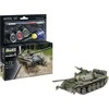 Revell T-55A/AM tanko rinkinys su KMT-6/EMT-5 1/72, dažai ir klijai