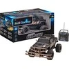 Revell Control RC Car - nuotoliniu būdu valdomas automobilis su 27 MHz nuotolinio valdymo pultu, stabili konstrukcija, dideli ratai, užtikrinantys gerą mobilumą bekelėje, LED apšvietimas, maitinamas akumuliatoriumi - BULL SCOUT 24629 bagis