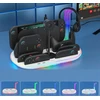 JYS Įkrovimo stotis RGB + Organizatorius skirtas Nintendo Switch 2 NS 2 Joy-Con Pro Pad NS2322-V1 Balta (SB11128)