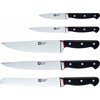 Richardson Sheffield VELOCITY - 5 pc peilis block with sharpener - juodas