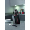 Richardson Sheffield VELOCITY - 5 pc peilis block with sharpener - juodas