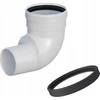 Ricomgas Kamino alkūnė 87° redukuota DN60-80