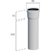 Ricomgas Kamino vamzdis plastikinis 0,25m DN80
