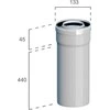 Ricomgas Kamino vamzdis koncentrinis 0,50m DN80/125